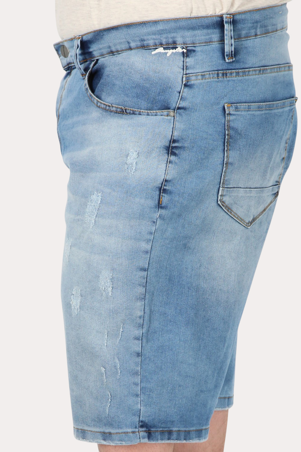 PLUS SHORT DENIM WIDE CELESTE GANGSTER - 3