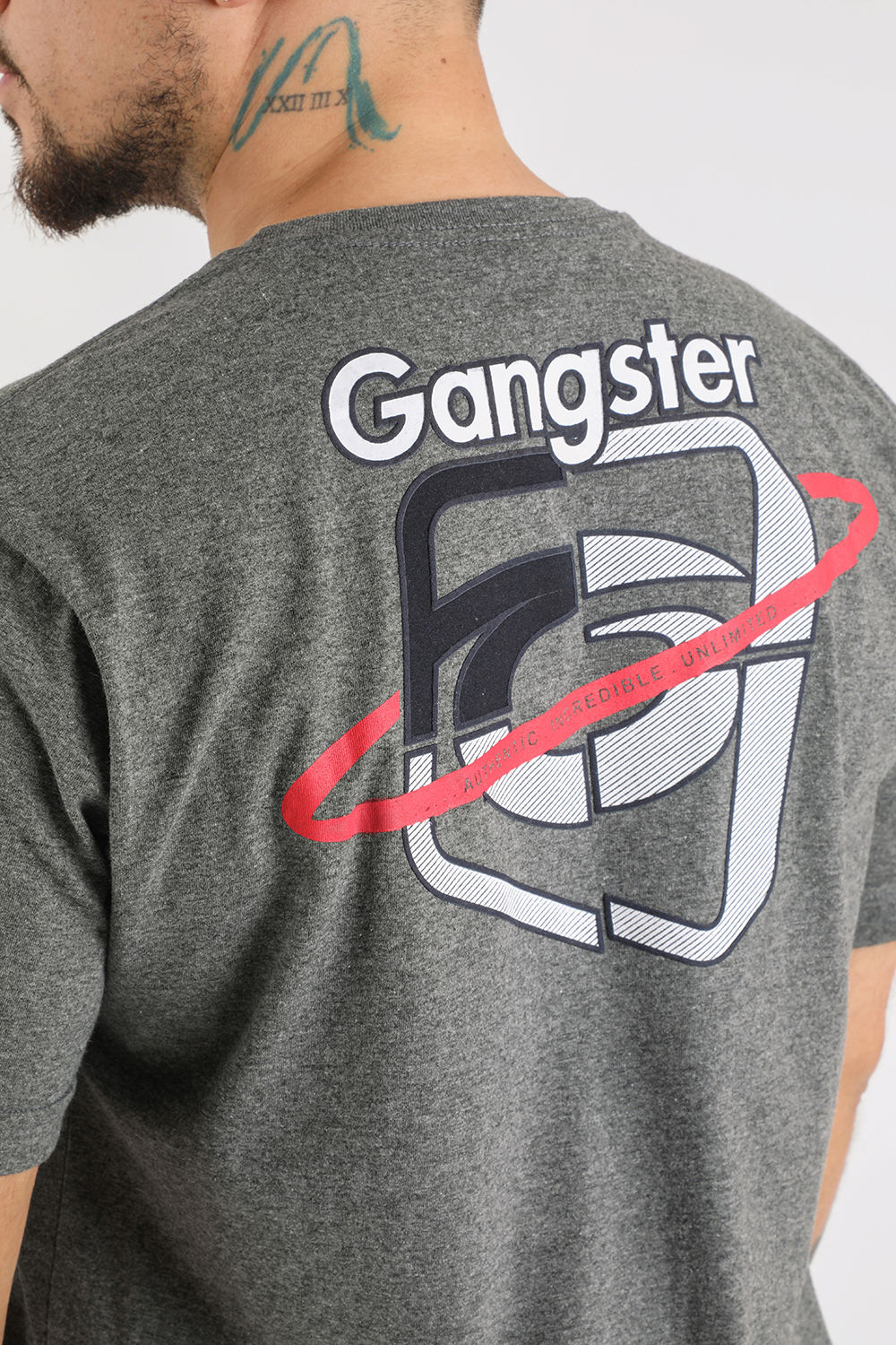 POLERA MC BASICA ICONIC GRIS GANGSTER - 3