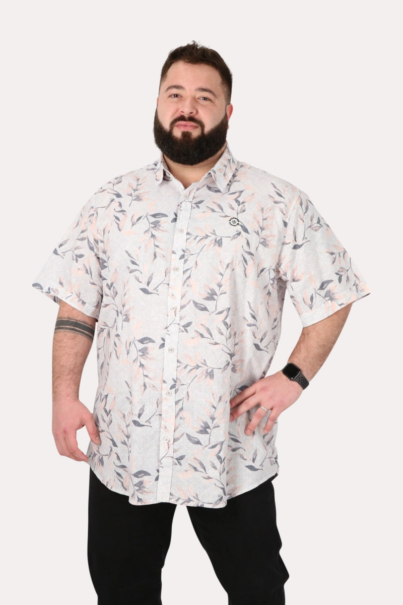 PLUS CAMISA MC PHI PHI ROSADO GANGSTER - 1