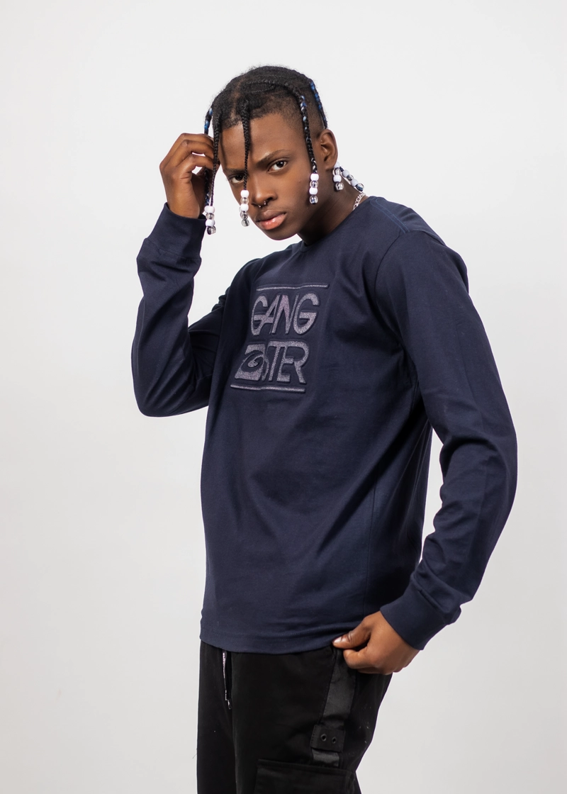 POLERA ML HOPE AZUL MARINO GANGSTER - 1
