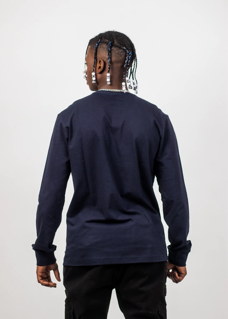 POLERA ML HOPE AZUL MARINO GANGSTER - 2