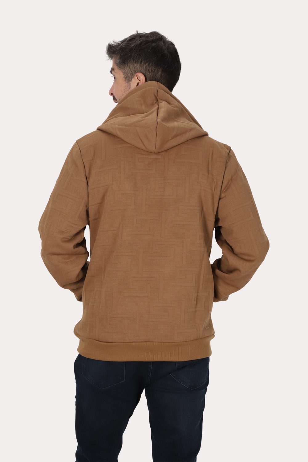 POLERON FULL ZIPPER JACQUARD SHERPA ASTRO AZUL GANGSTER - 2