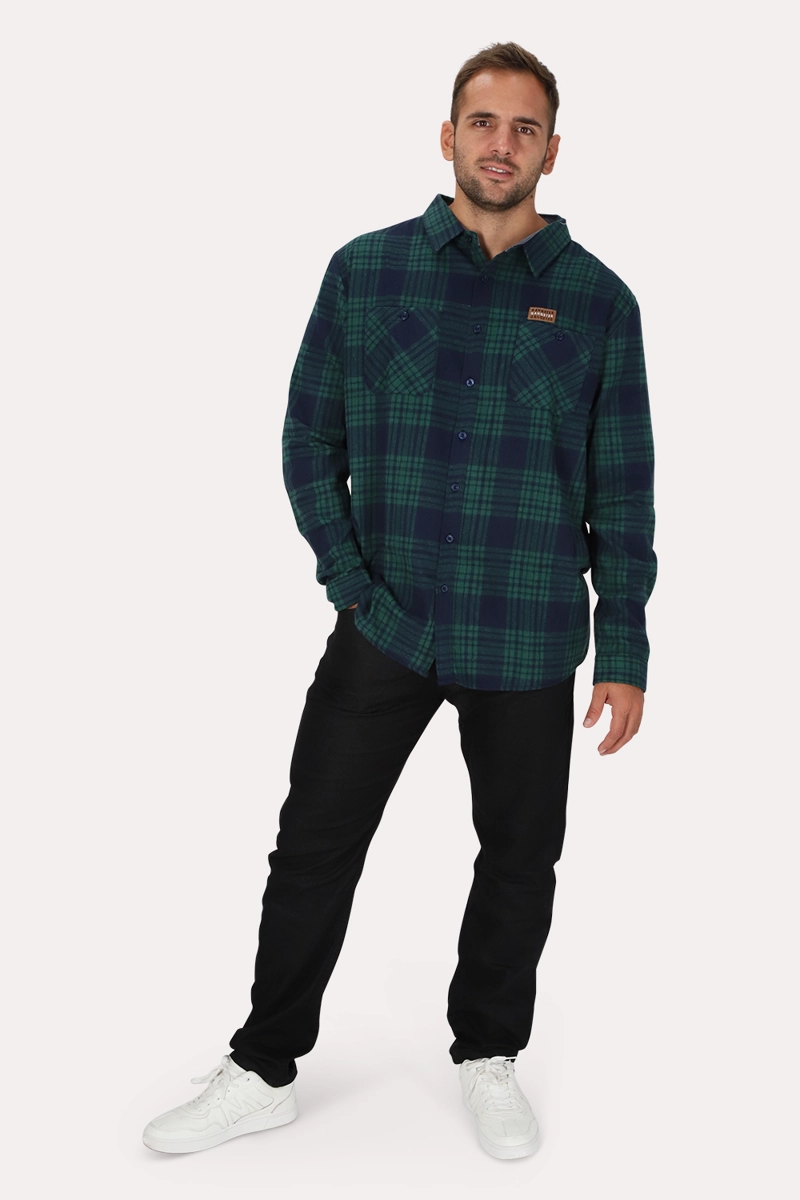 PLUS CAMISA ML EVERGREEN VERDE GANGSTER - 3