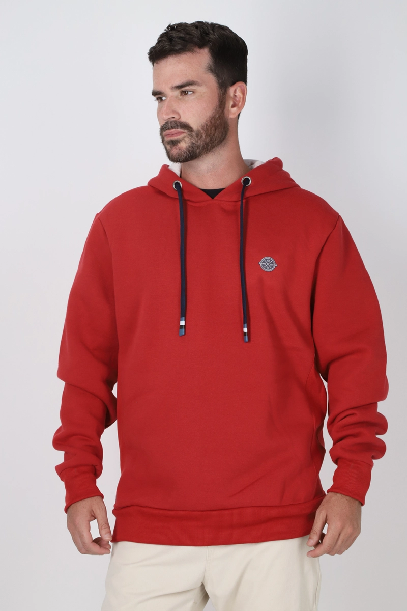 POLERON HOODIE GIDDY ROJO GANGSTER - 1