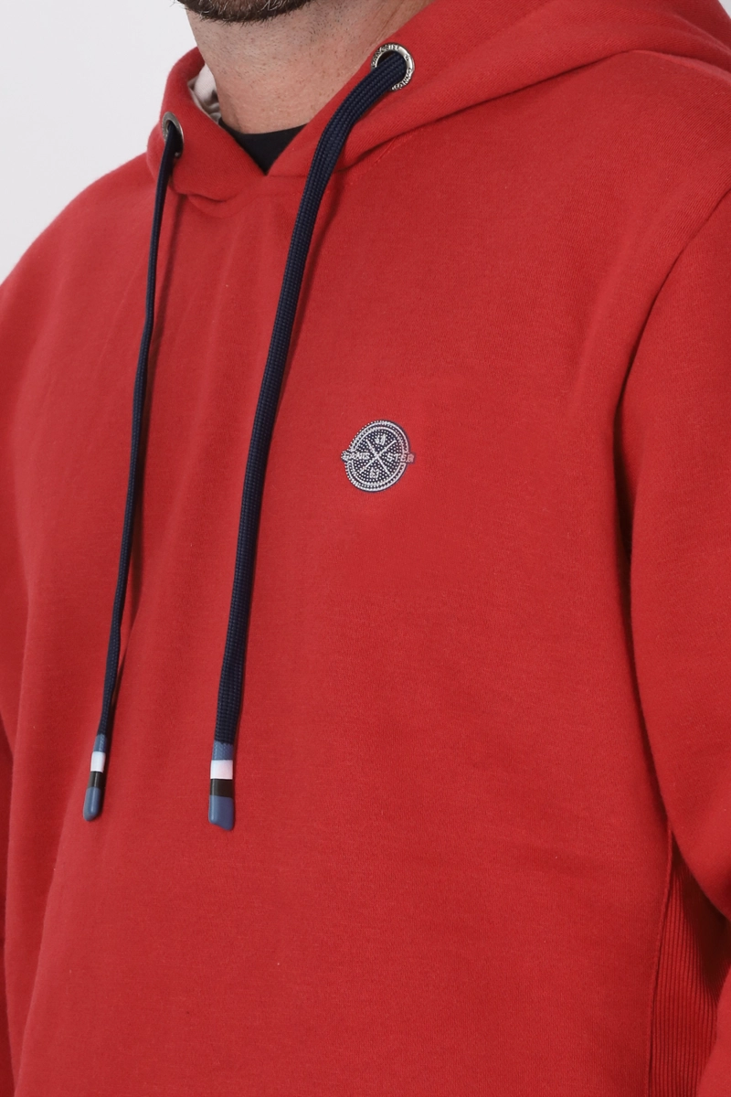 POLERON HOODIE GIDDY ROJO GANGSTER - 3