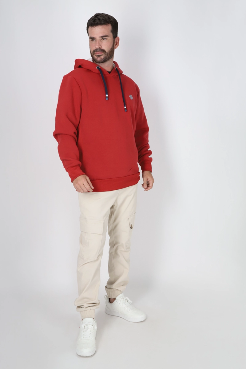 POLERON HOODIE GIDDY ROJO GANGSTER - 4