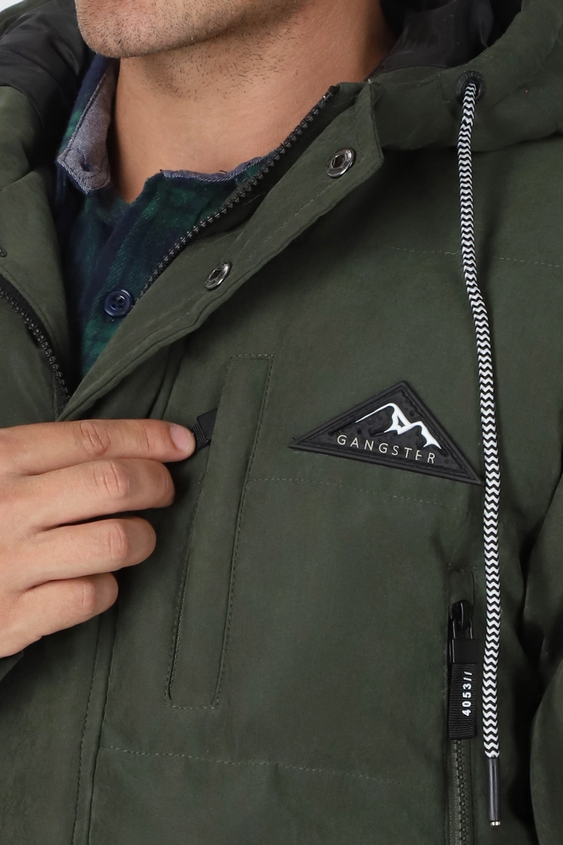 CHAQUETA CANVAS BOSTON VERDE GANGSTER - 3