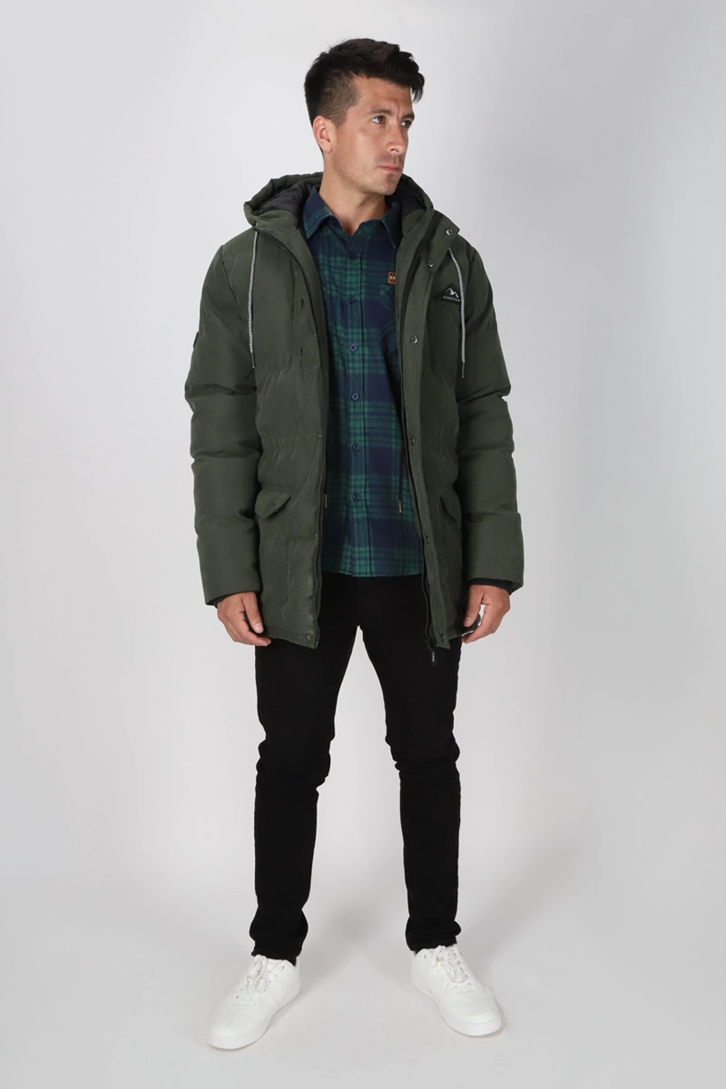 CHAQUETA CANVAS BOSTON VERDE GANGSTER - 4