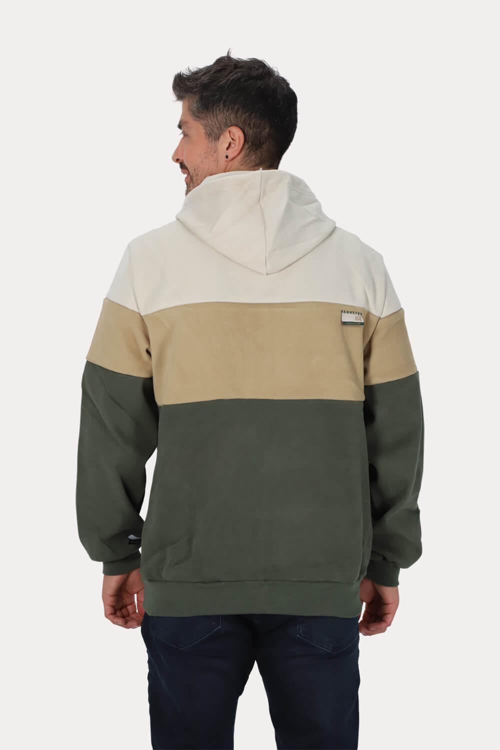 POLERON FULL ZIPPER PEACHY VERDE GANGSTER - 2