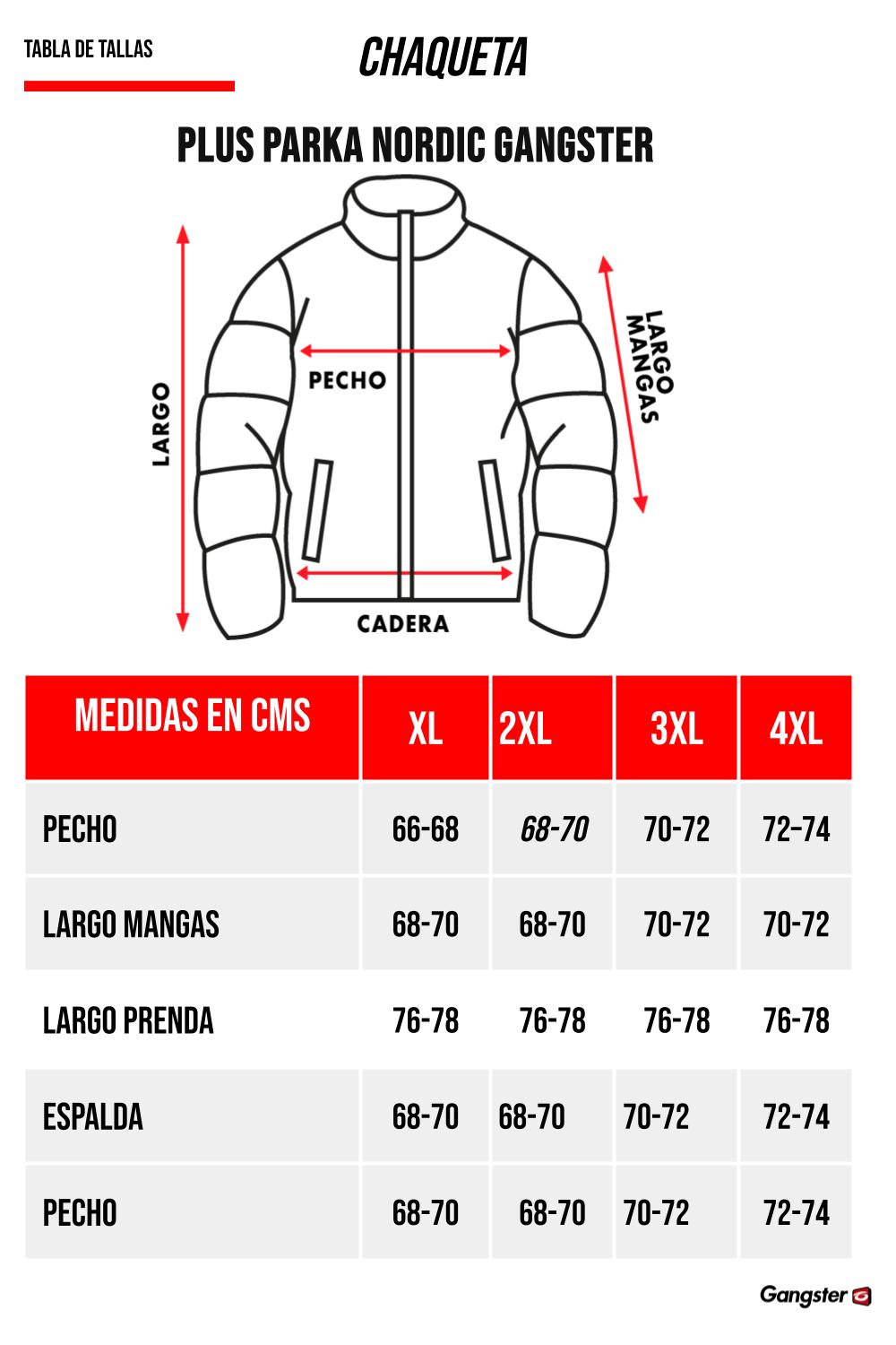PLUS PARKA NORDIC AZUL GANGSTER - 6