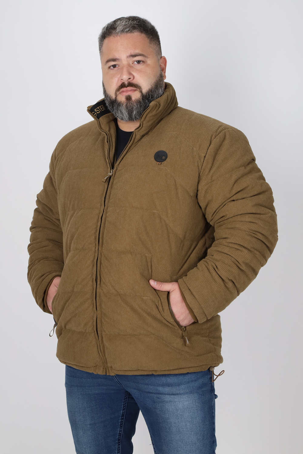 PLUS CHAQUETA COTELE CHICAGO NEGRO GANGSTER - 1