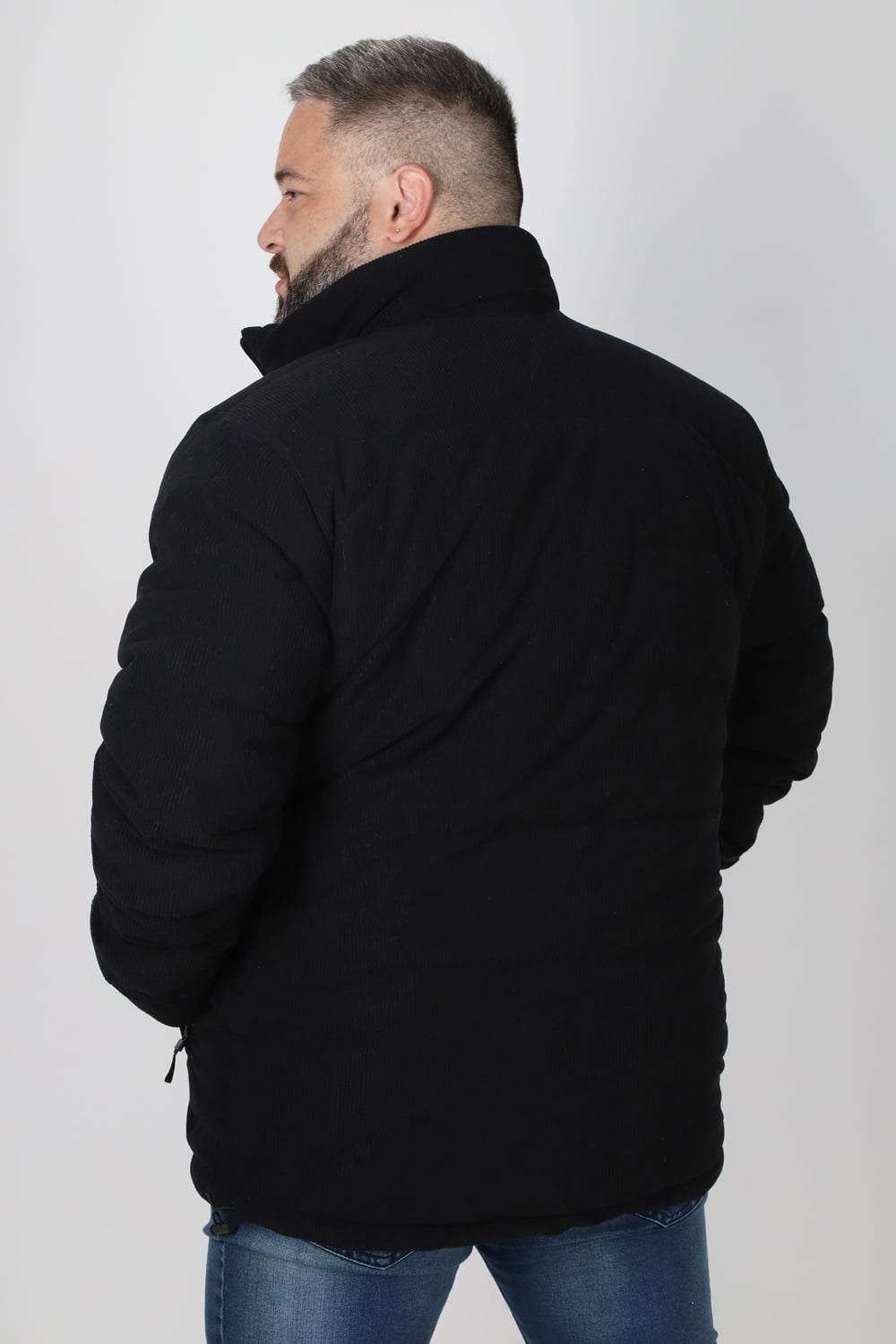 PLUS CHAQUETA COTELE CHICAGO NEGRO GANGSTER - 2