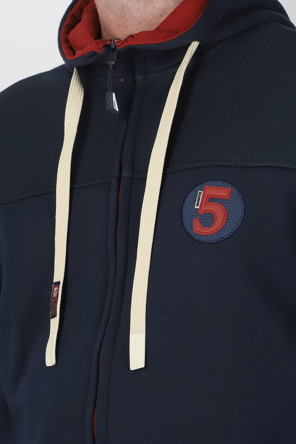 PLUS POLERON FULL ZIPPER TEMPER AZUL GANGSTER - 4