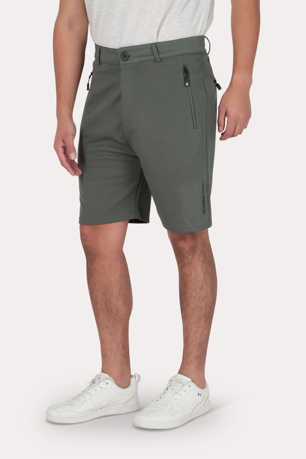 SHORT BERMUDA JOGGER LISO COMFORT AZUL GANGSTER - 1
