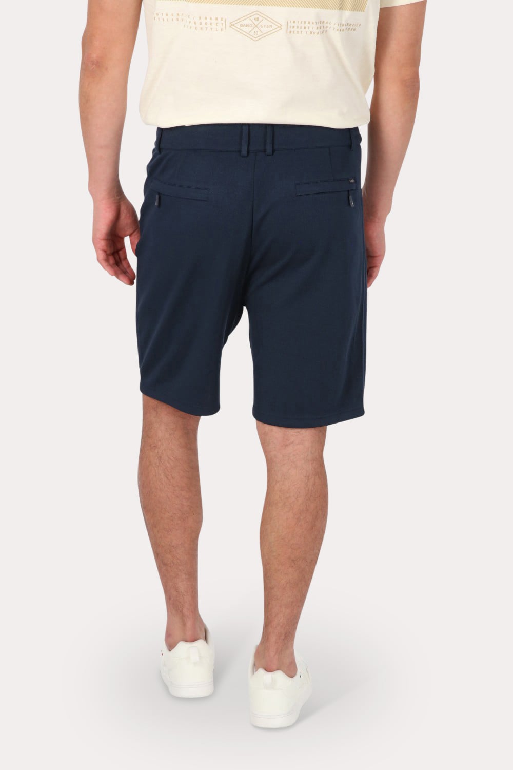 SHORT BERMUDA JOGGER LISO COMFORT AZUL GANGSTER - 2