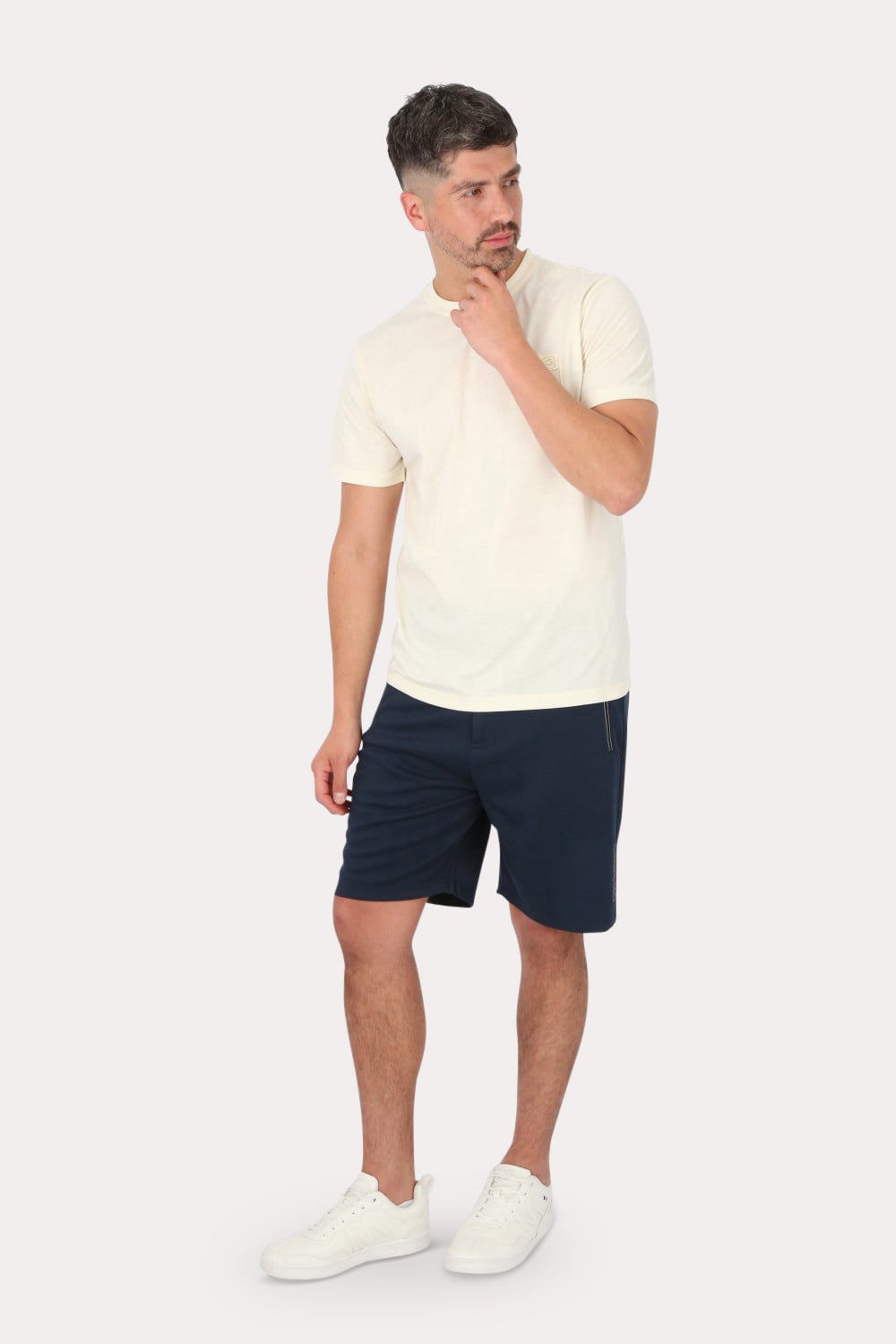 SHORT BERMUDA JOGGER LISO COMFORT AZUL GANGSTER - 4