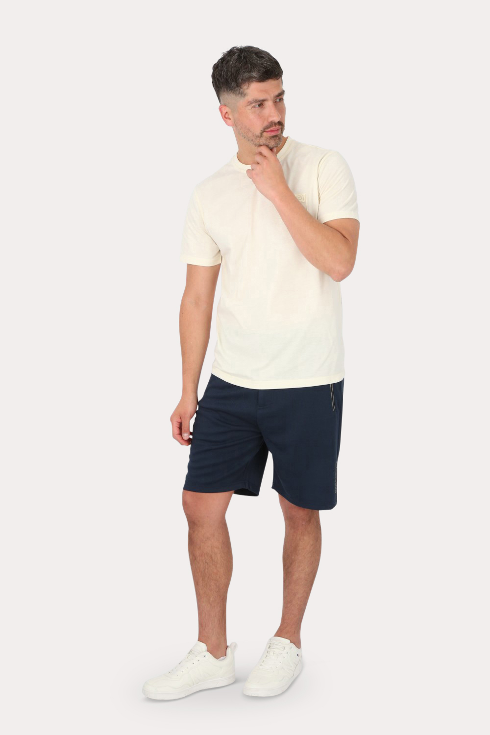 SHORT BERMUDA JOGGER LISO COMFORT AZUL GANGSTER - 4