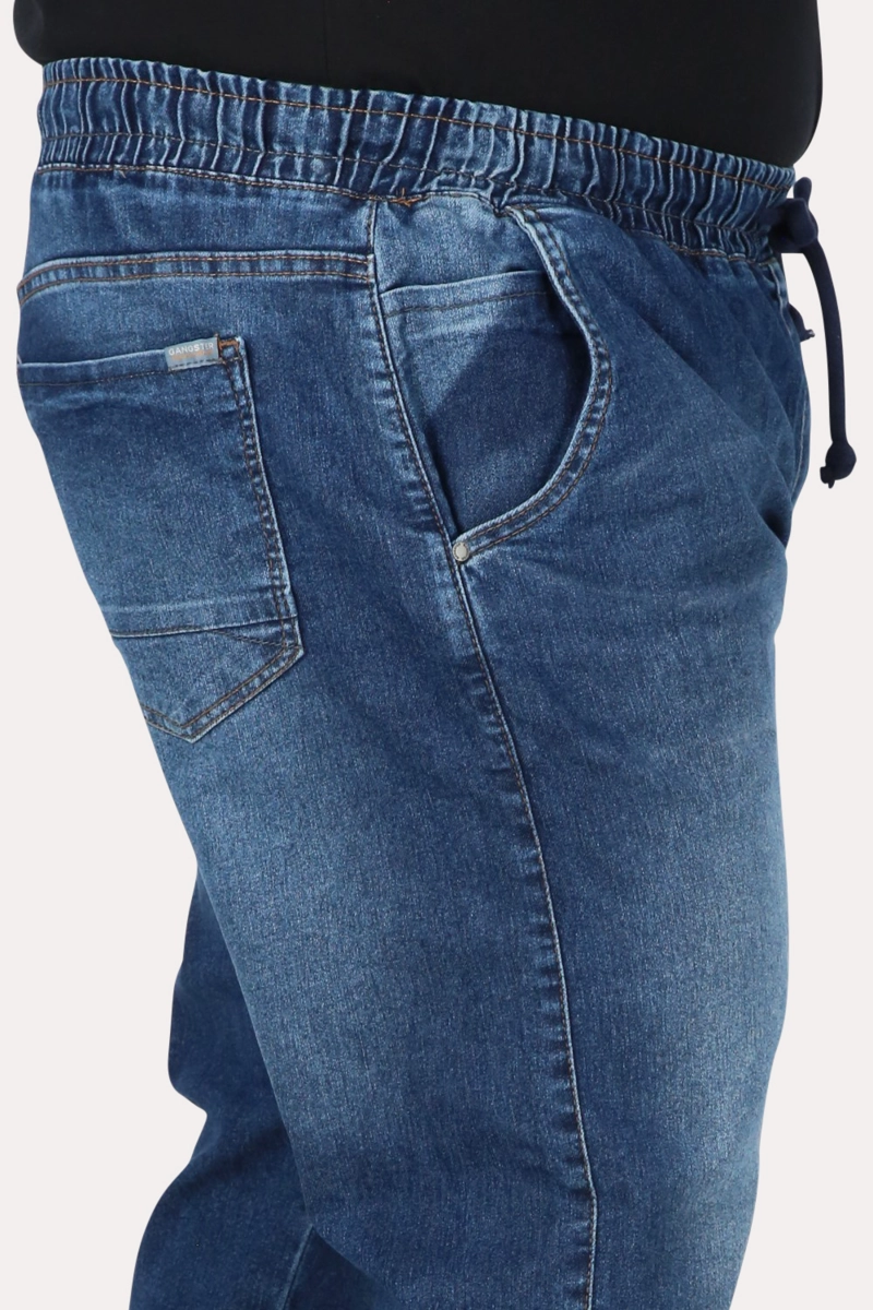 PLUS PANTALON HOMBRE GANGSTER AZUL JOGGER DENIM 0 - 3