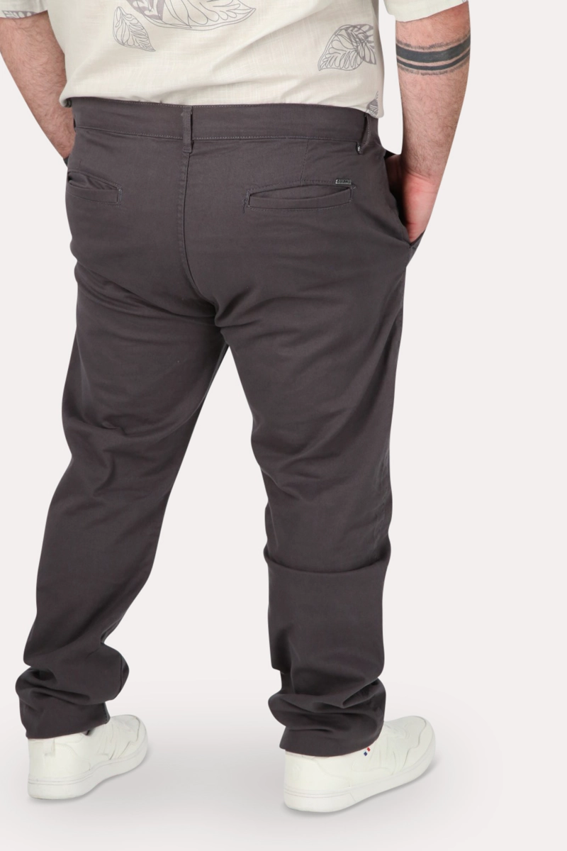 PANTALÓN HOMBRE GANGSTER GRIS PLUS JOGGER LISO 0 - 2