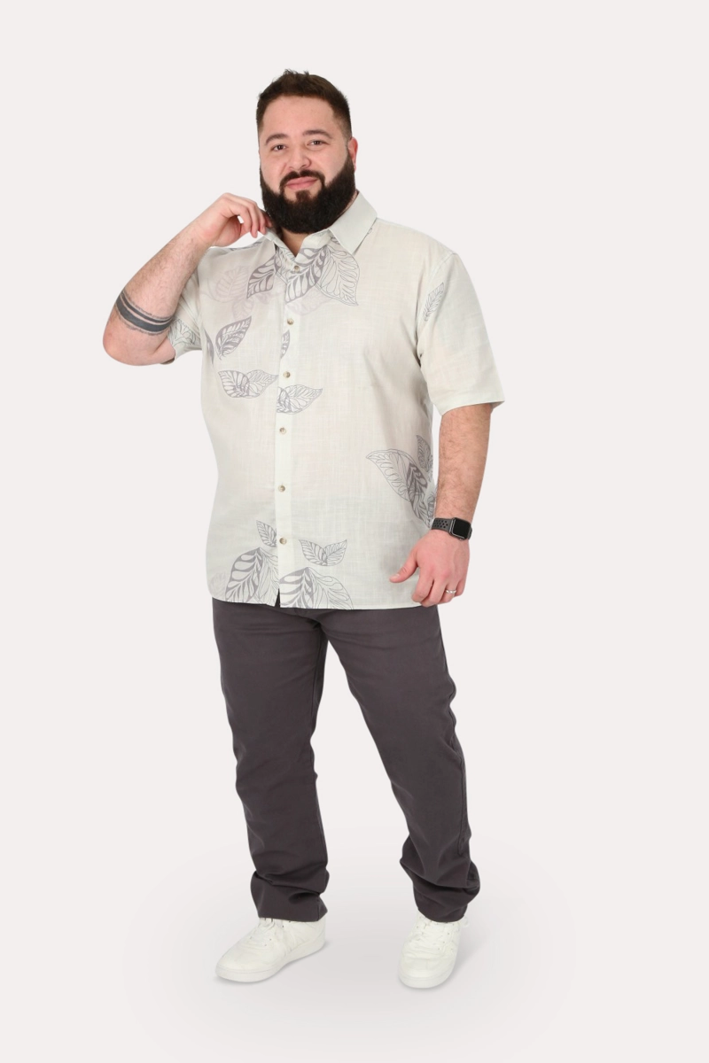 PANTALÓN HOMBRE GANGSTER GRIS PLUS JOGGER LISO 0 - 4