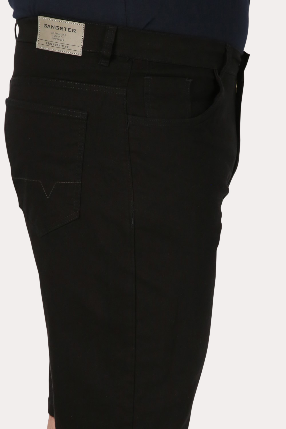 PLUS SHORT BERMUDA HOMBRE GANGSTER NEGRO CANVAS OBLACK - 3