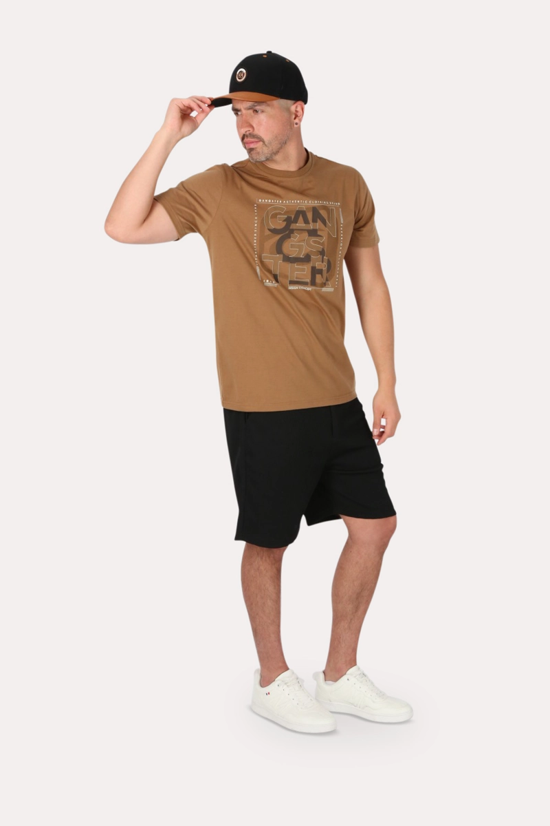 POLERA MC BASICA  FORTE NEGRO GANGSTER - 4