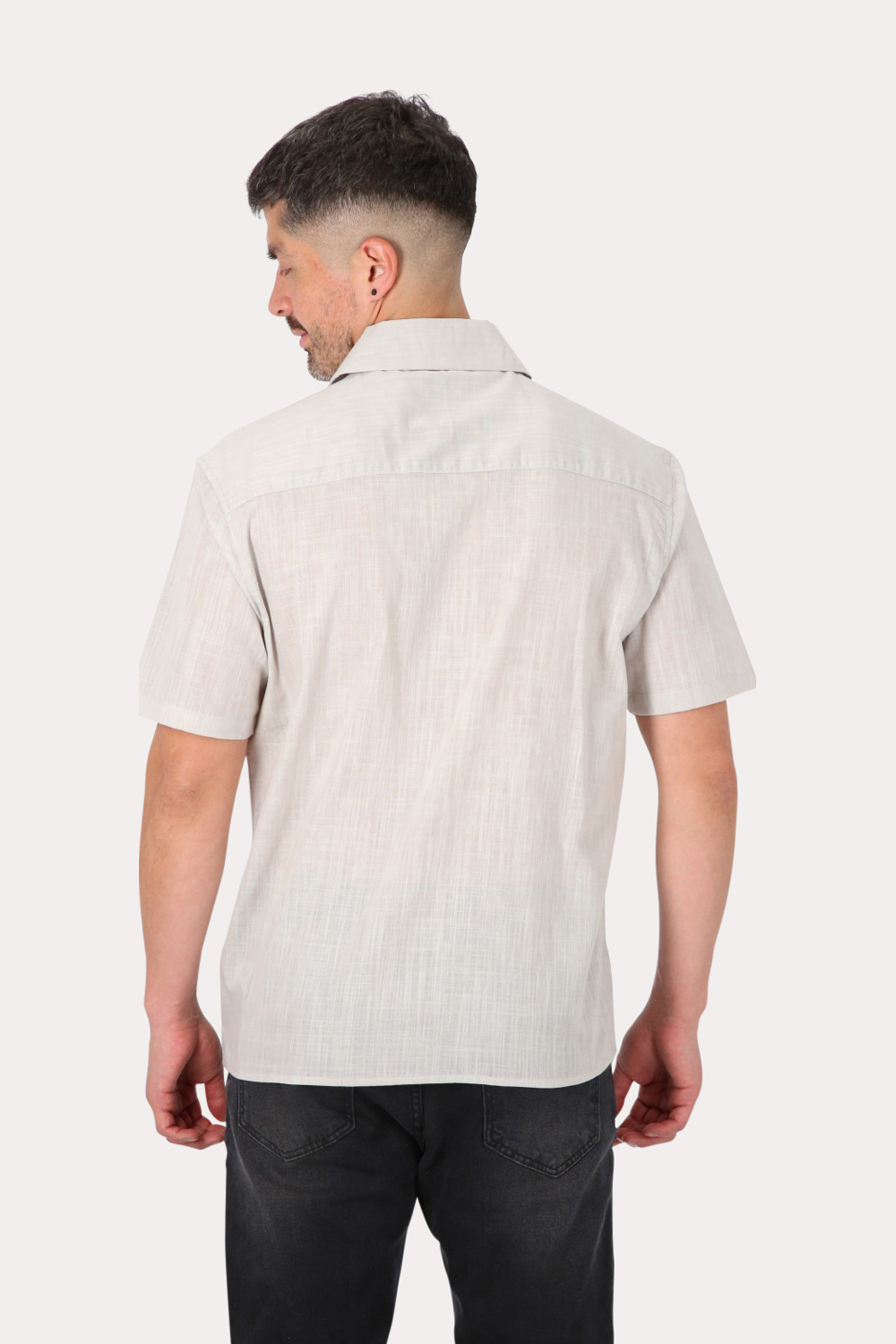 CAMISA MC ALGODON FERRUGEM GRIS GANGSTER - 2