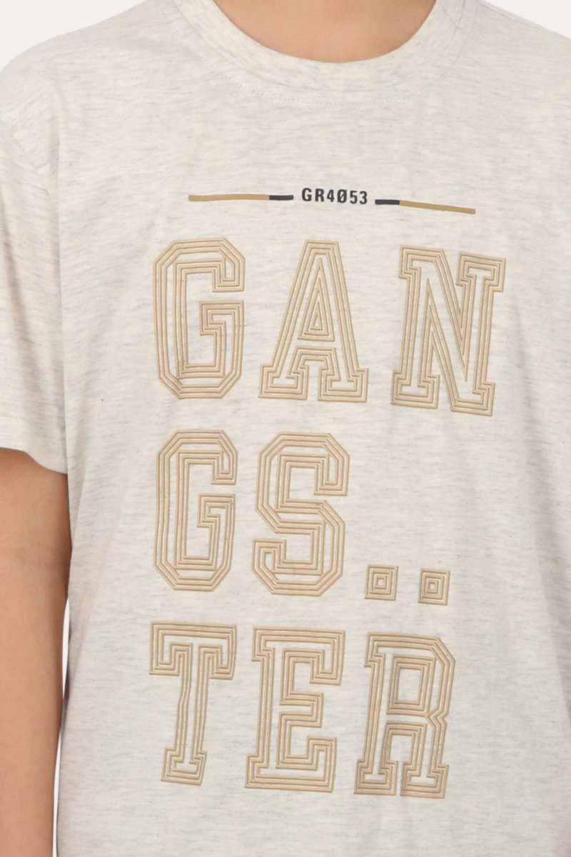 TEEN POLERA MC BASICA  MUNDAU BEIGE  GANGSTER - 3