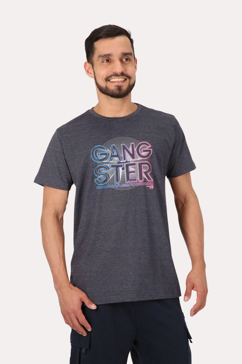 POLERA MC BASICA  LEME GRIS GANGSTER - 1