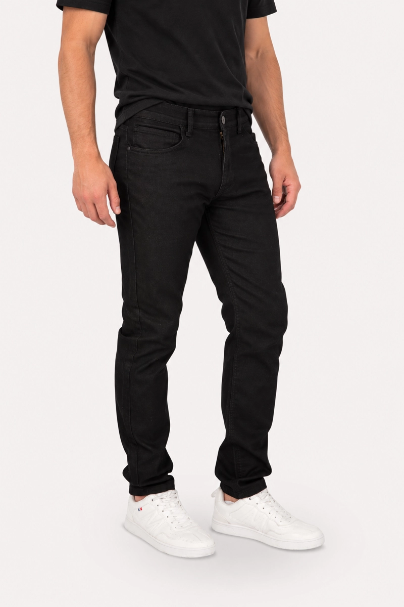 PANTALON HOMBRE GANGSTER NEGRO CANVAS LISO 0 - 1