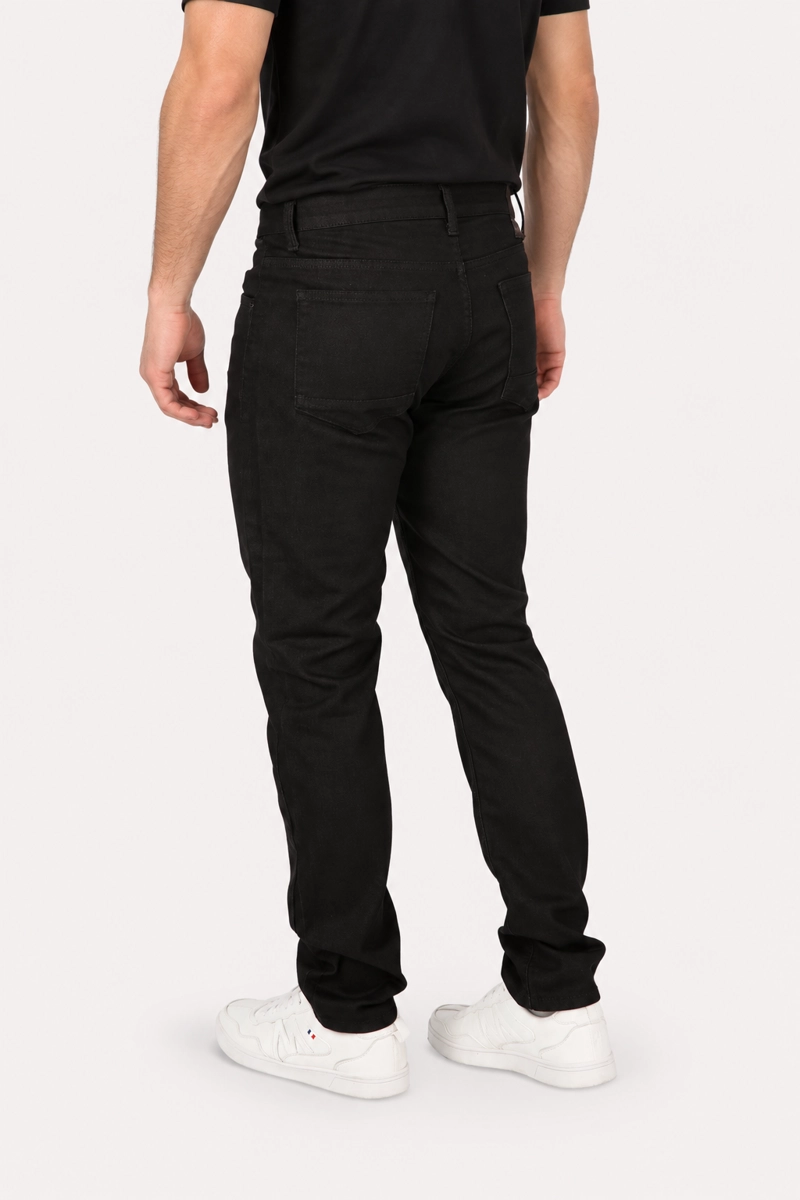 PANTALON HOMBRE GANGSTER NEGRO CANVAS LISO 0 - 2