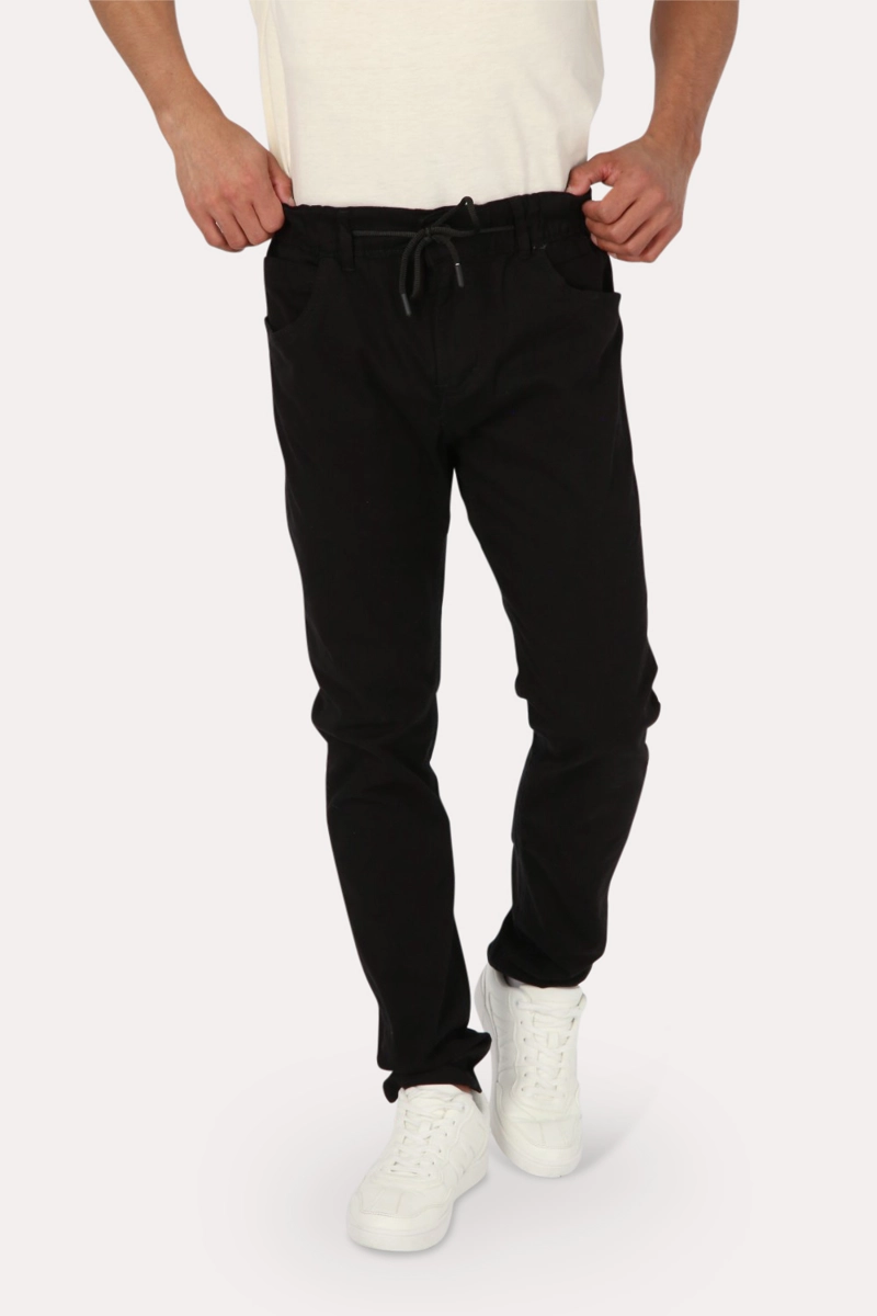 PANTALON JOGGER HOMBRE GANGSTER NEGRO CANVAS 1 - 1