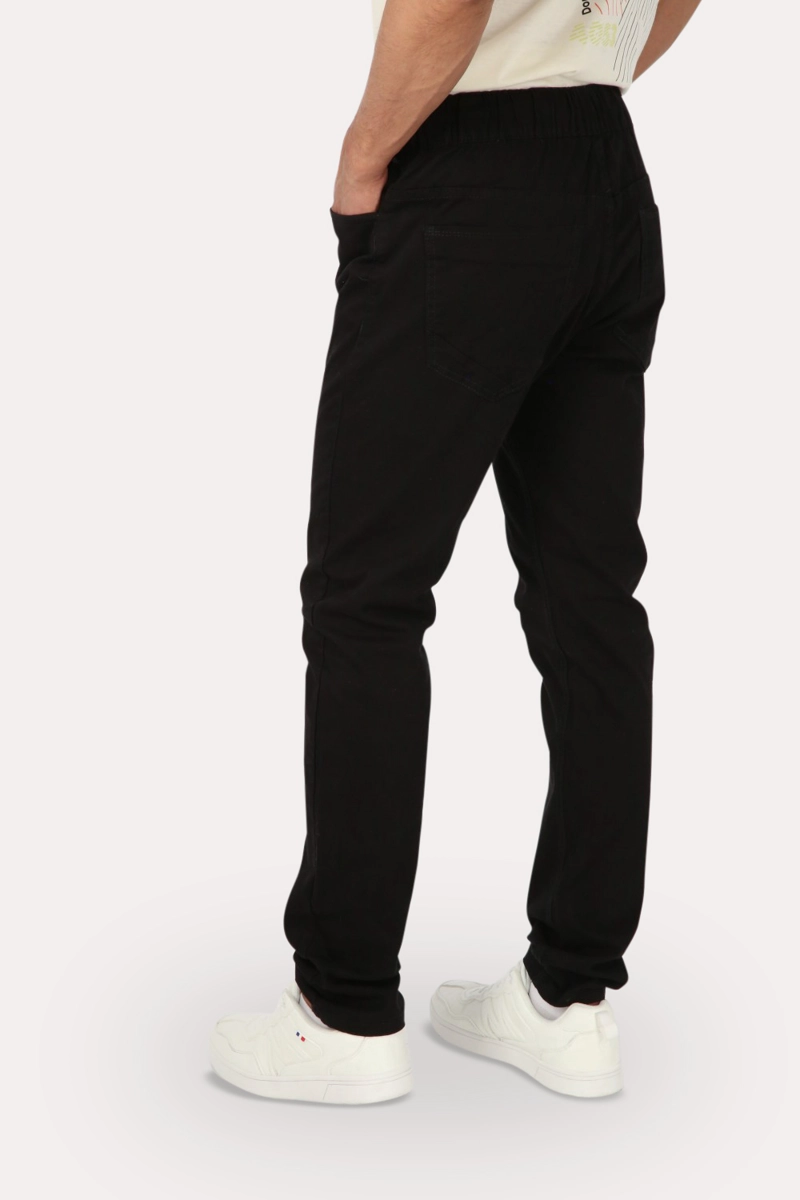 PANTALON JOGGER HOMBRE GANGSTER NEGRO CANVAS 1 - 2