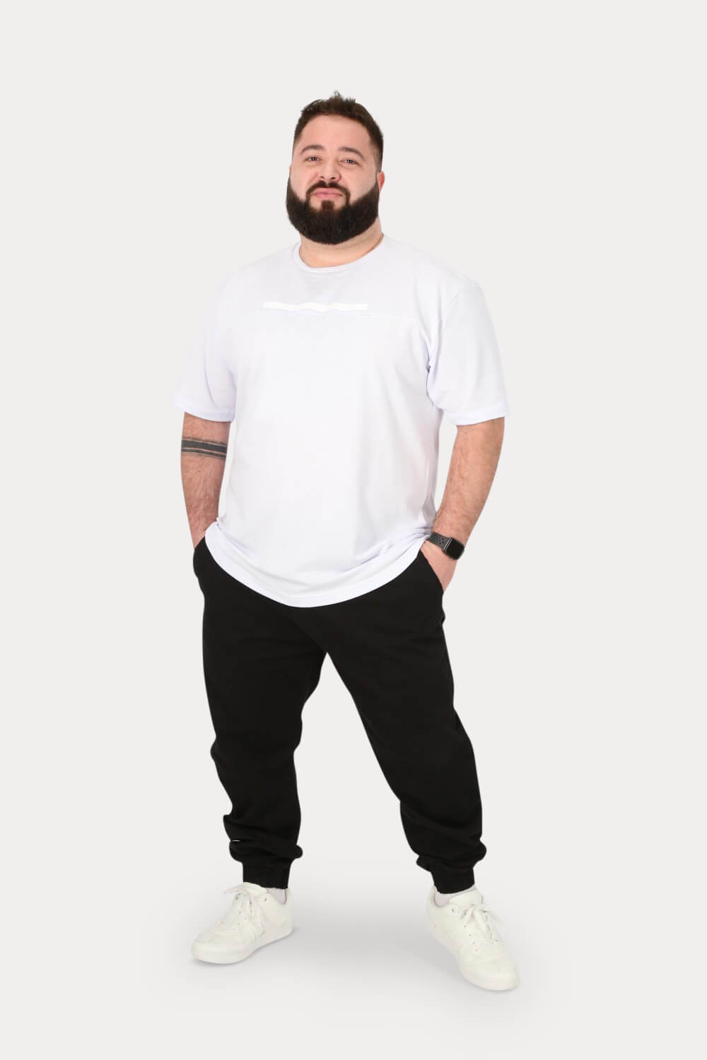 PLUS PANTALON JOGGER CANVAS 0 NEGRO GANGSTER - 4