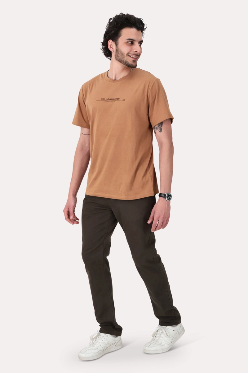 PANTALON HOMBRE GANGSTER VERDE CANVAS LISO 0 - 4