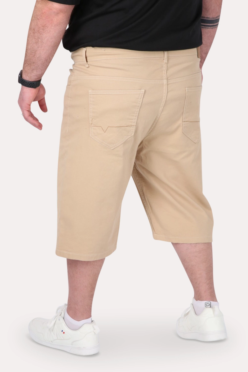 PLUS SHORT BERMUDA CANVAS PALHA CARAMELO GANGSTER - 2