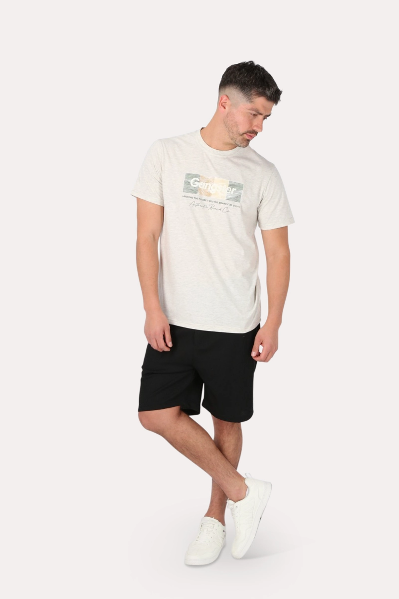 POLERA MC BASICA  CUMBUCO NEGRO GANGSTER - 7