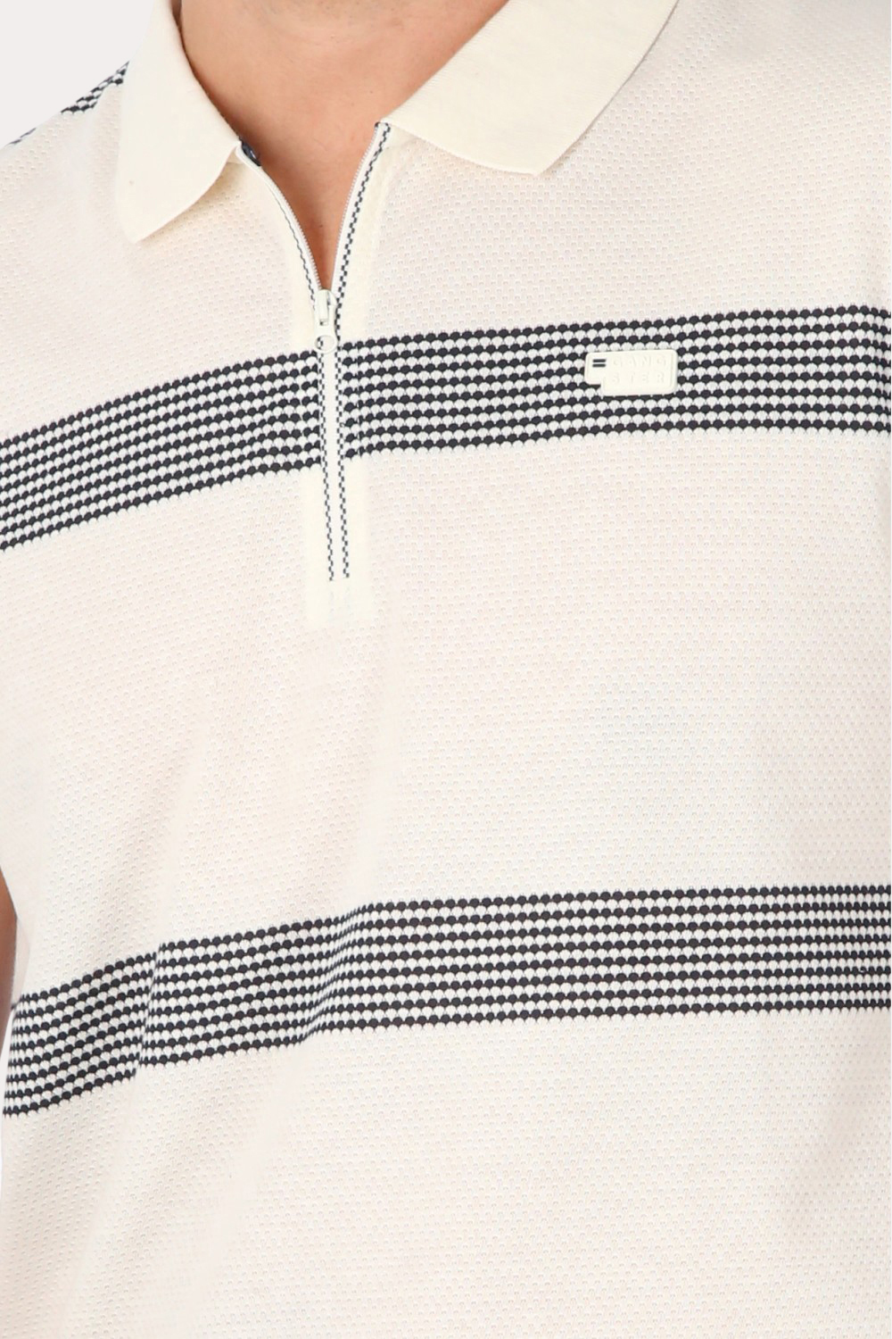 POLERA HOMBRE GANGSTER BLANCO MC POLO YARD DYE HIT - 3