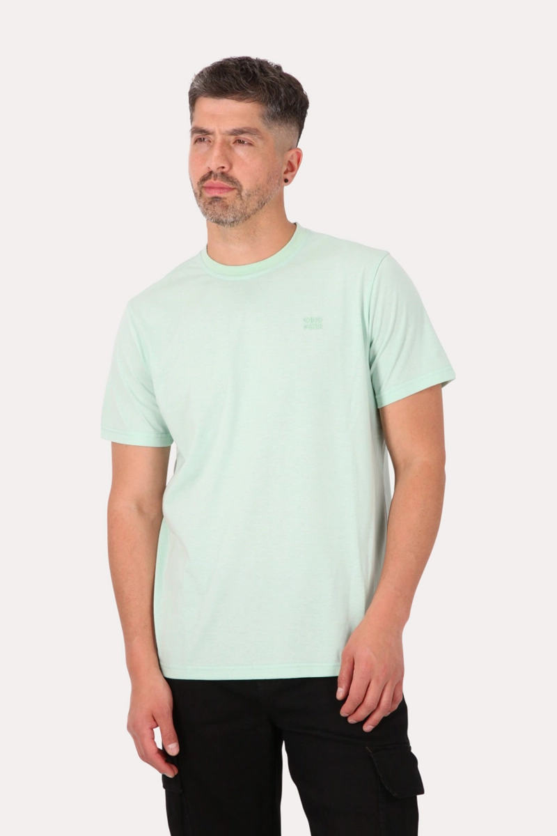 POLERA MC BASICA  CLASSIC VERDE GANGSTER - 1