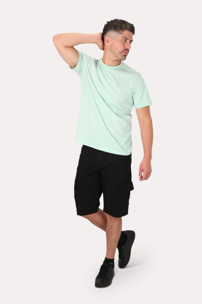 POLERA MC BASICA  CLASSIC VERDE GANGSTER - 4