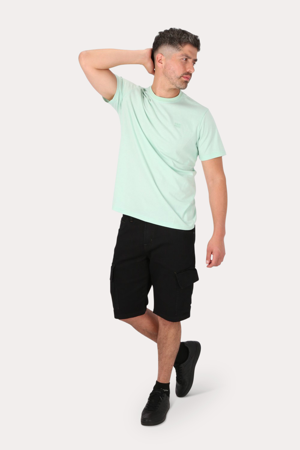 POLERA MC BASICA  CLASSIC VERDE GANGSTER - 4