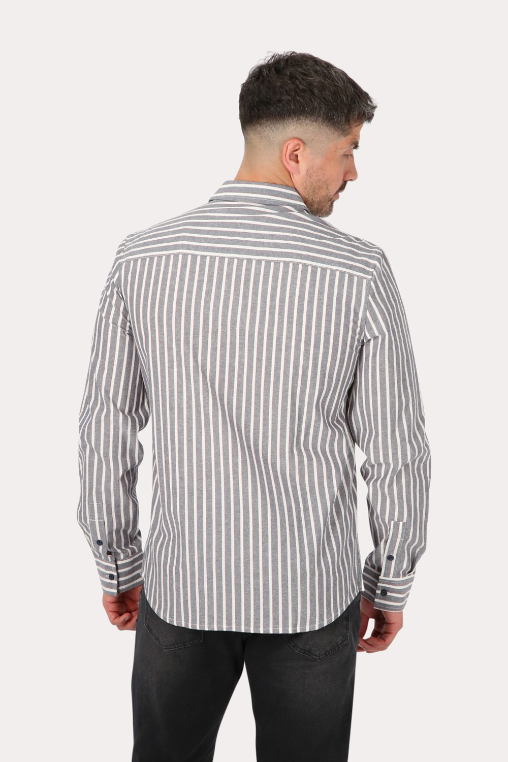 CAMISA ML FAKE LINHO BURITI AZUL GANGSTER - 6