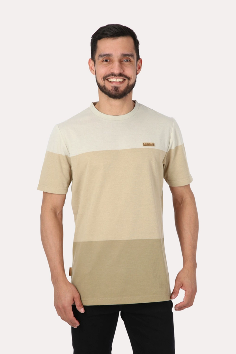 POLERA MC YARD DYE MECA BEIGE GANGSTER - 1