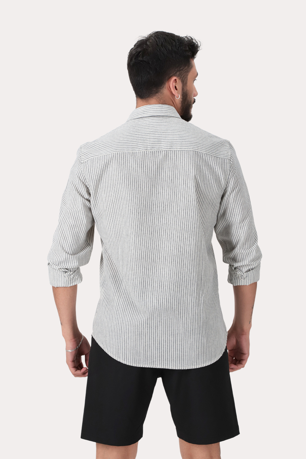 CAMISA ML FAKE LINHO ARARU BLANCO GANGSTER - 2