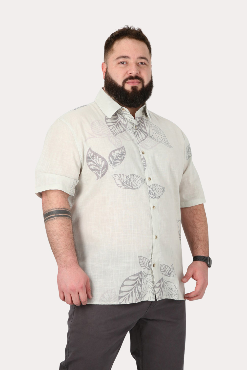 PLUS CAMISA MC ALGODON LAGOA VERDE GANGSTER - 1