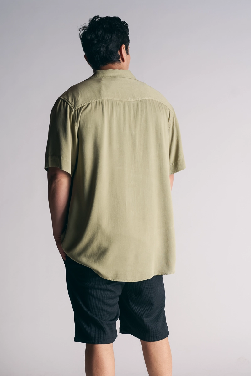SHORT BERMUDA JOGGER LISO LOOSE NEGRO GANGSTER - 2