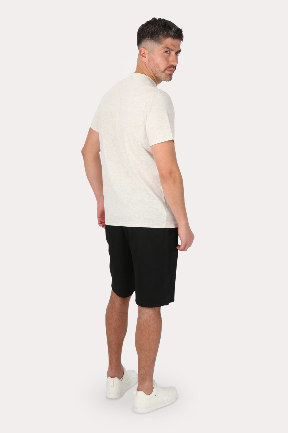SHORT BERMUDA JOGGER LISO LOOSE NEGRO GANGSTER - 4