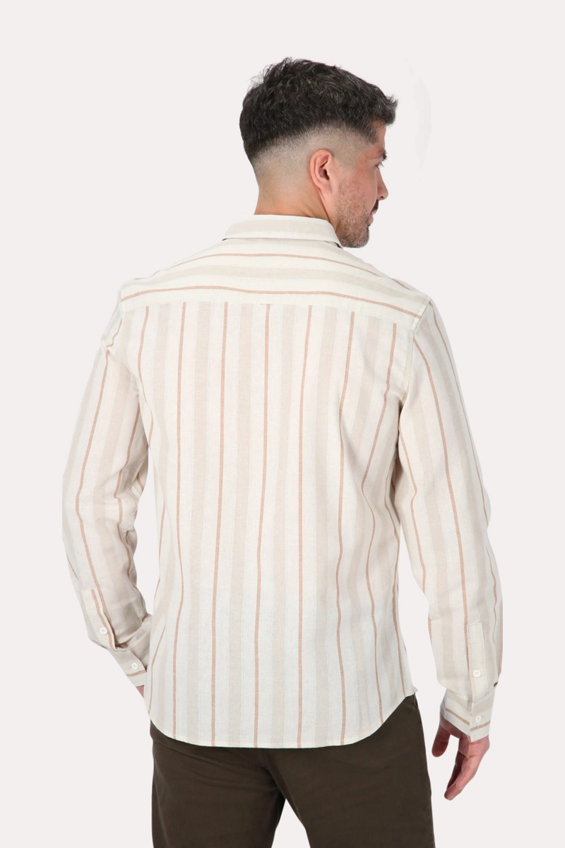CAMISA ML FAKE LINHO CACTOS BLANCO GANGSTER - 2
