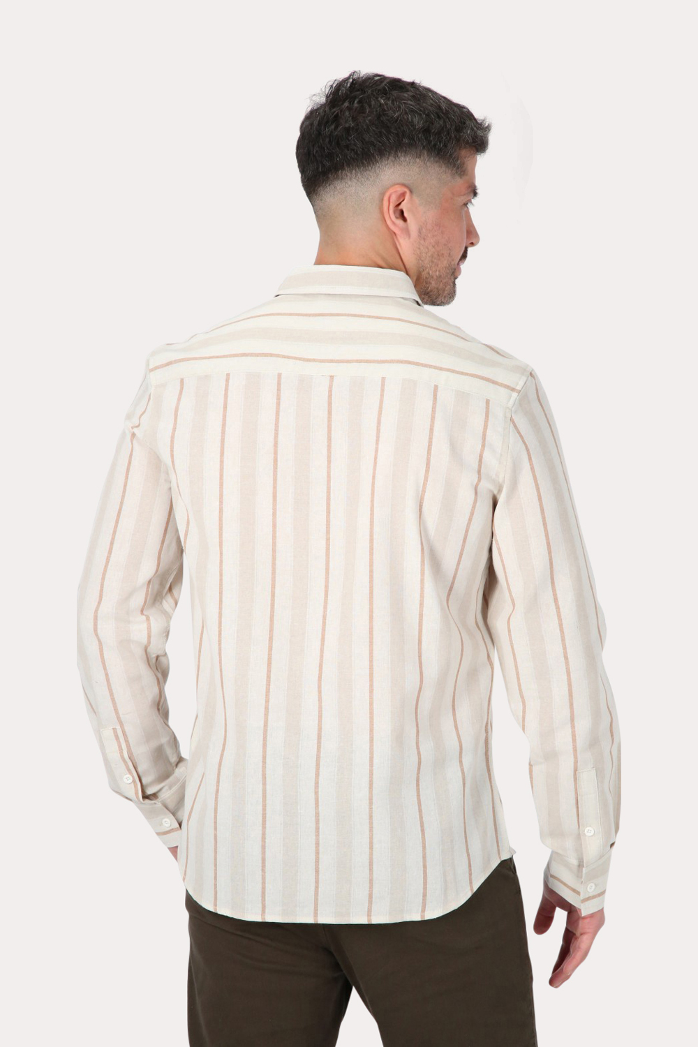 CAMISA ML FAKE LINHO CACTOS BLANCO GANGSTER - 2