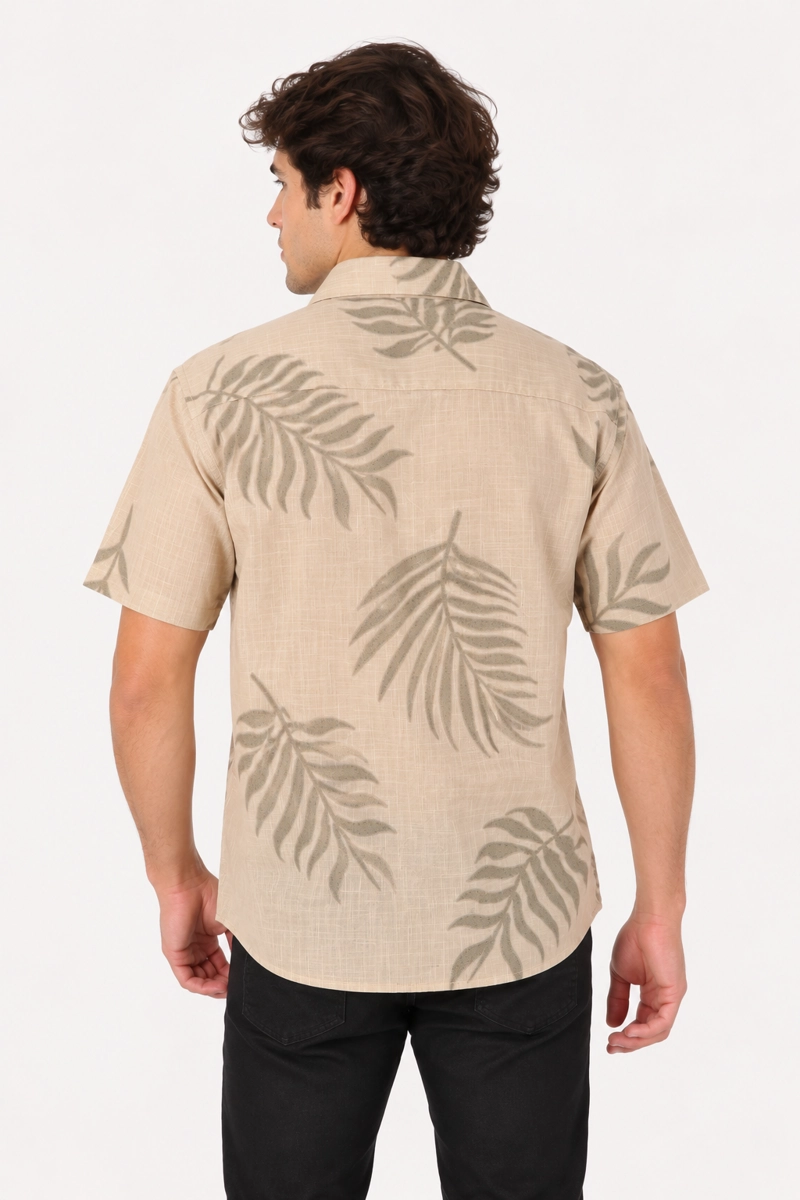 CAMISA MC ALGODON MEIO CAFE GANGSTER - 2